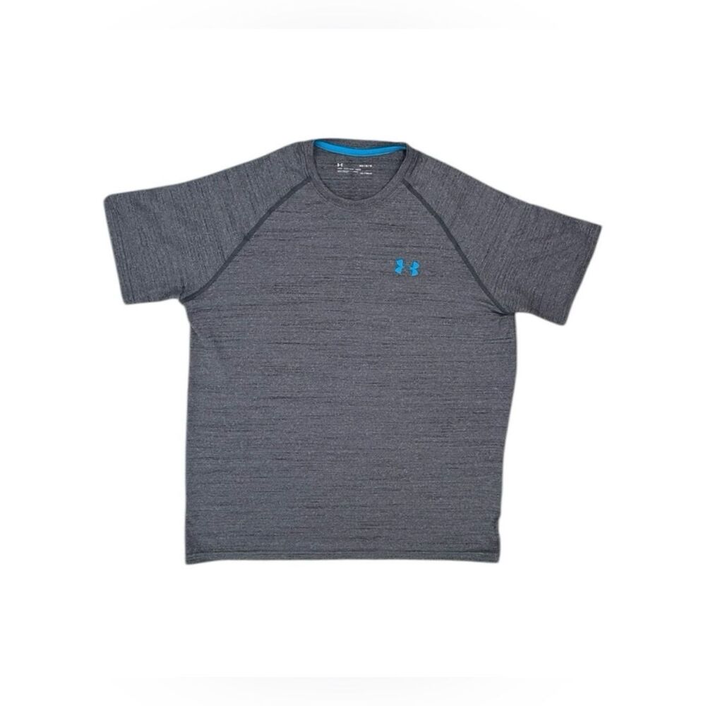 UNDER ARMOUR Men’s Short-Sleeve Heathered Gray Performance Tee